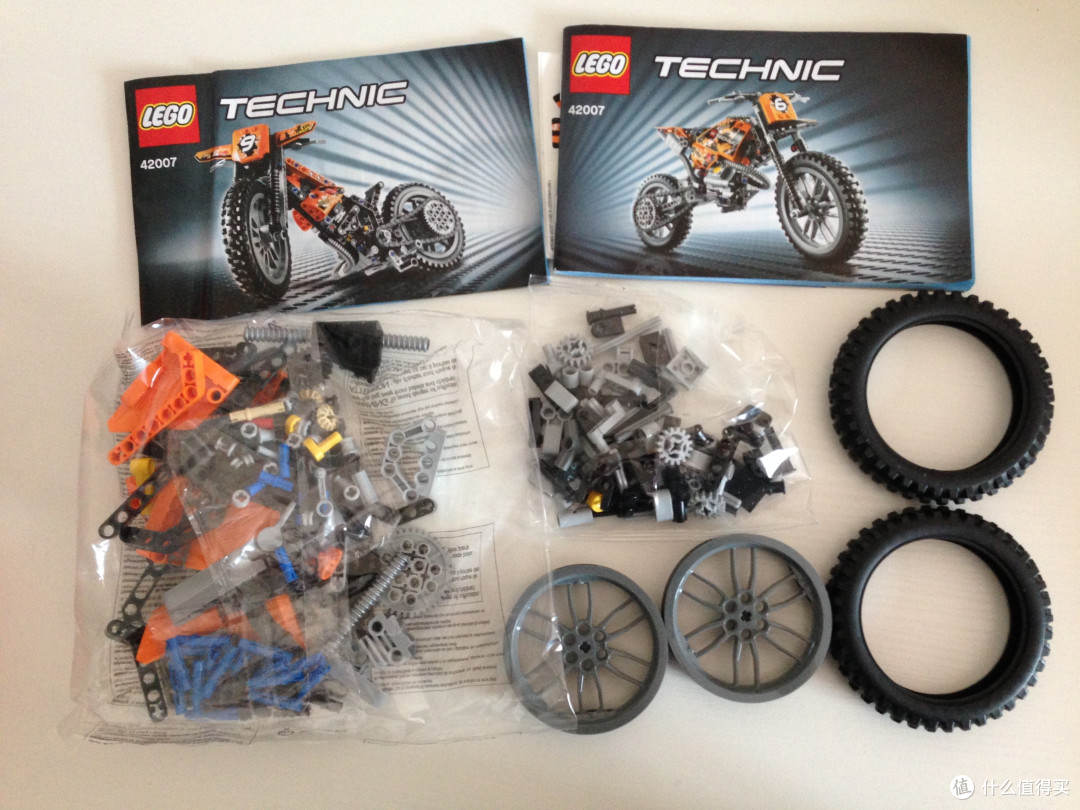 6.2银联节入手的 LEGO 乐高 机械组 越野摩托车 42007