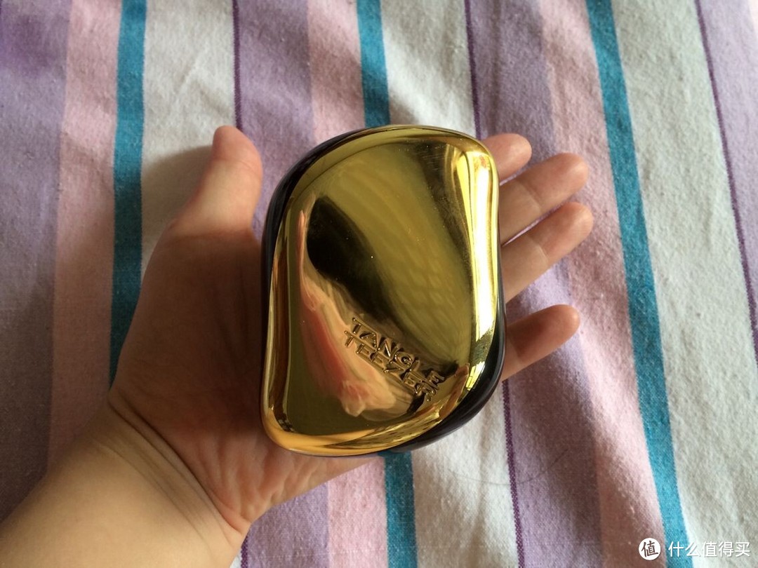 银泰入手：TANGLE TEEZER 豪华便携款 璀璨金 美发梳