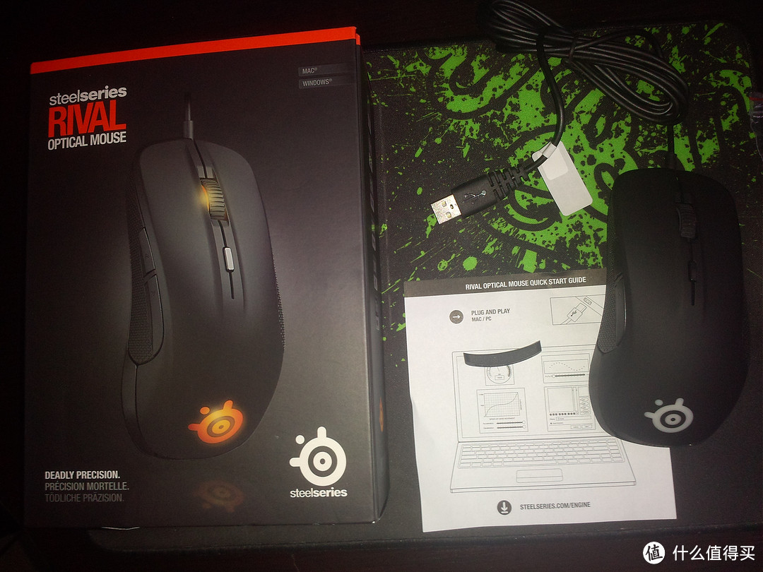 外观党非专业玩家的选择：SteelSeries 赛睿  RIVAL 游戏鼠标