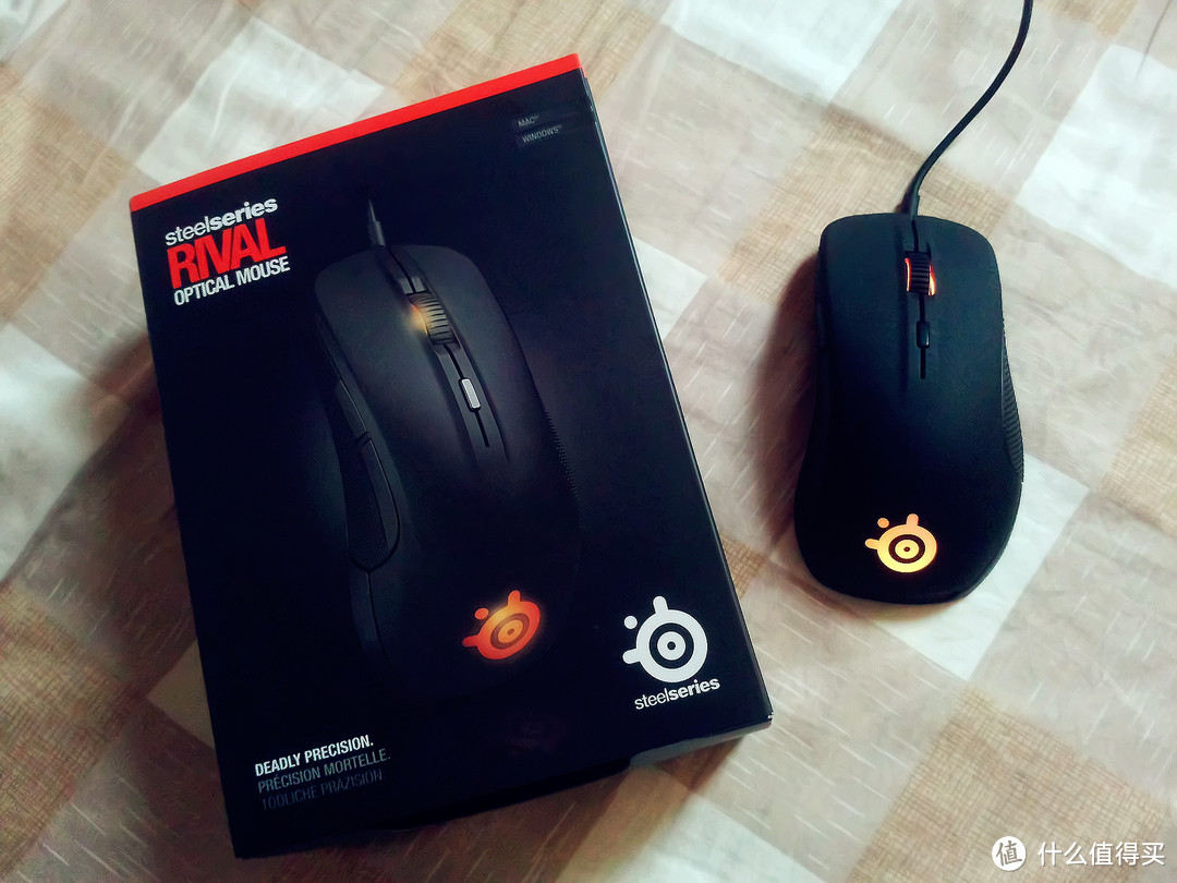 外观党非专业玩家的选择：SteelSeries 赛睿  RIVAL 游戏鼠标