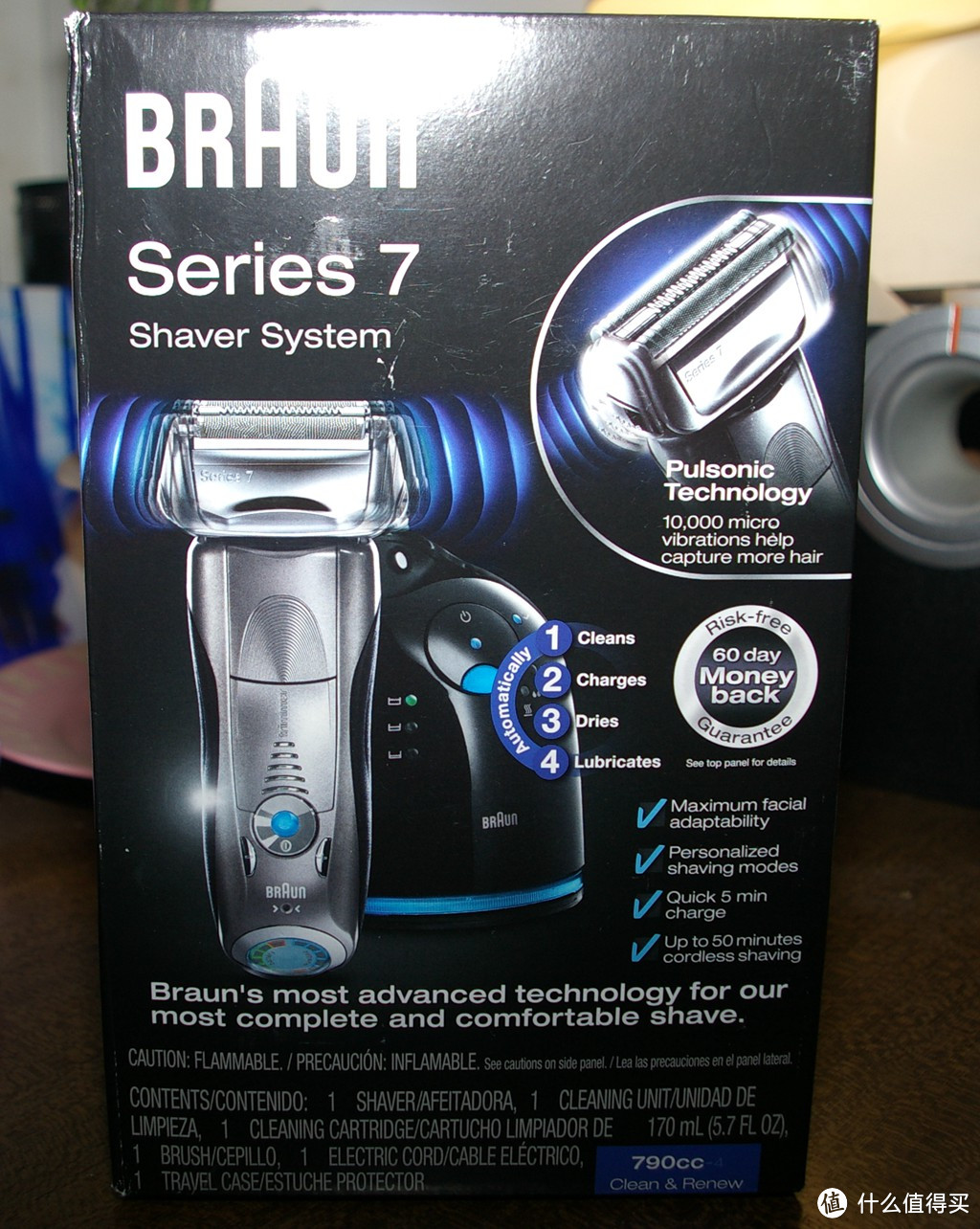 银联9折码购入BRAUN 博朗 Series7 790cc 旗舰剃须刀