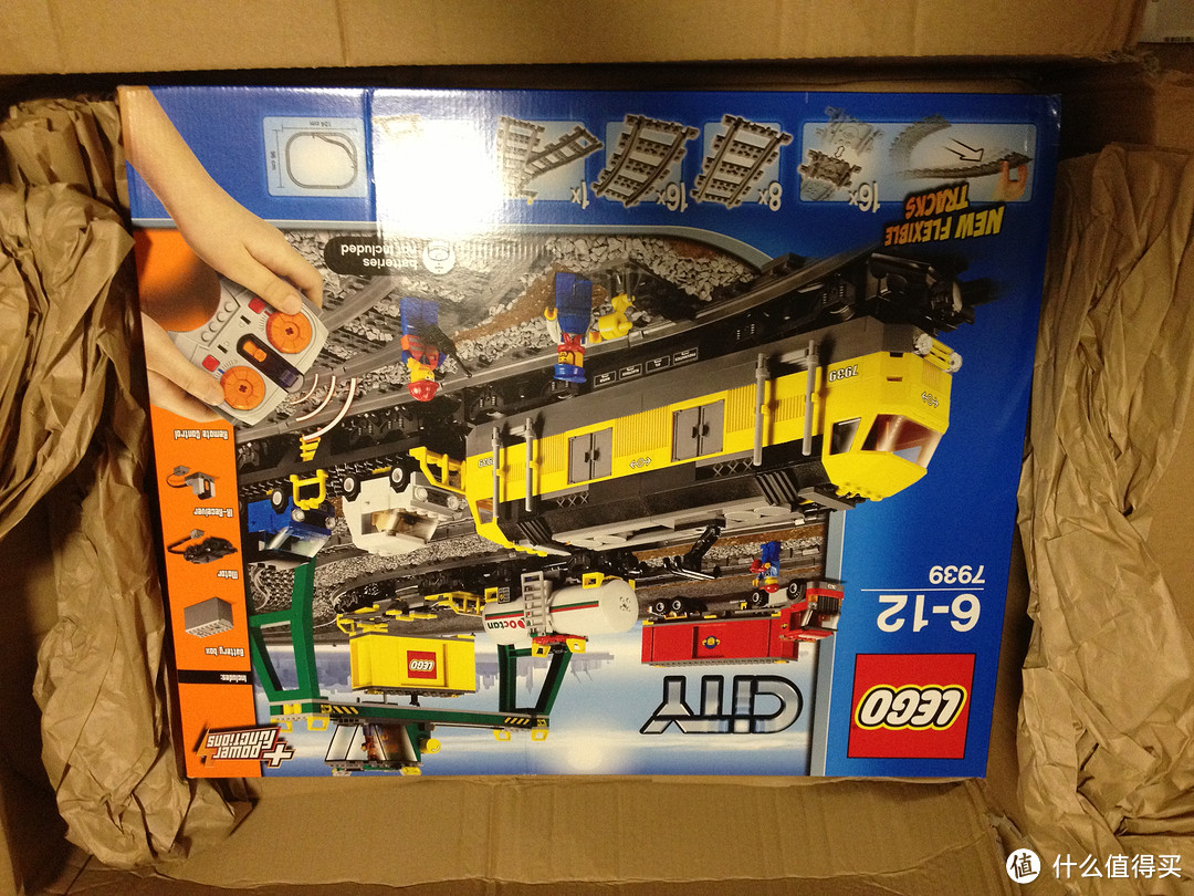 圆了儿时的火车梦：LEGO 乐高 7939 遥控货运火车