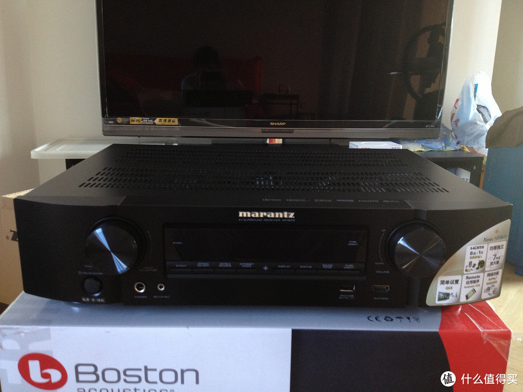 Boston acoustics 波士顿声学 SoundWare XS SE 5.1卫星系统 + 马兰士NR1603