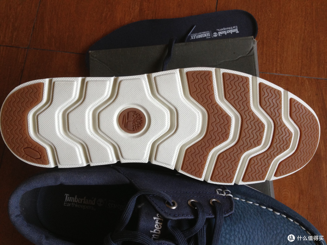 timberland自家的环保材质鞋底