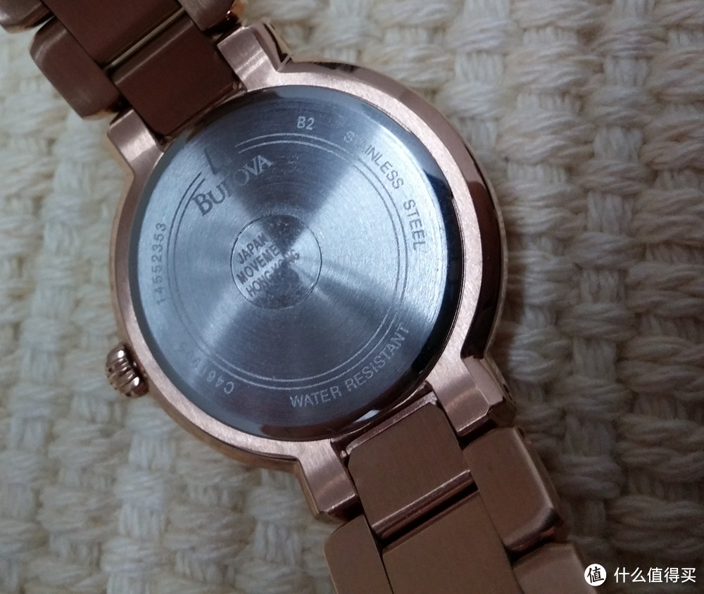 简单百搭土豪金：BULOVA 宝路华 FAIRLAWN WATCH 女士手表 97L122