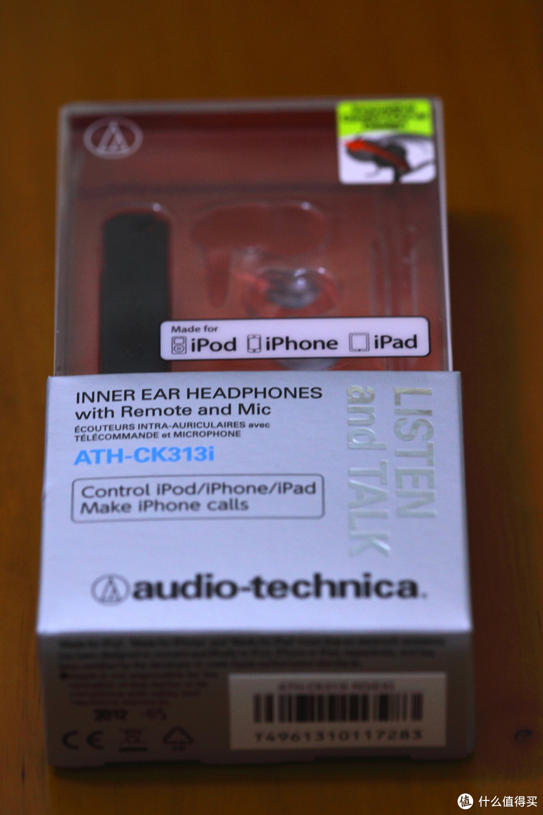 Audio Technica 铁三角 ATH-CK313i 入耳式通话耳机