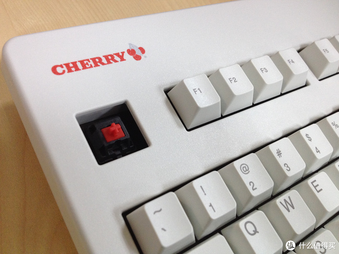 Cherry 樱桃 G80-3494LYCUS-0 机械键盘 白色红轴 3494