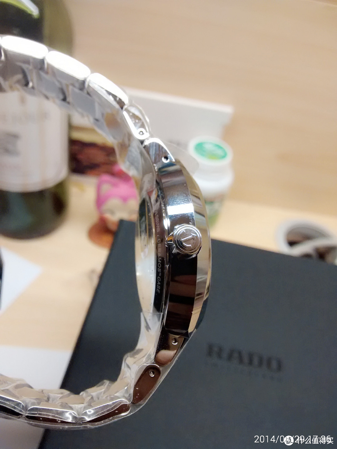 RADO 雷达 D-Star 帝星系列 Ceramos 碳化钛金属陶瓷 男士机械腕表 R15946103