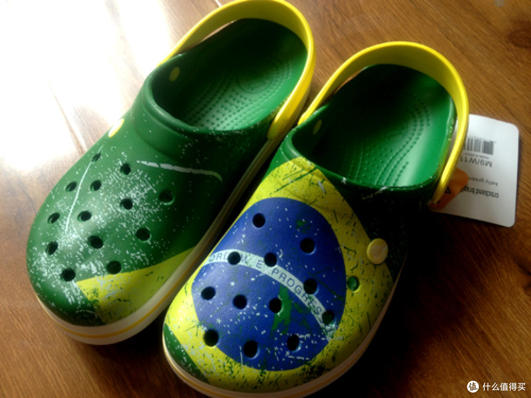 脚上的世界杯：Crocs 卡洛驰 Crocband Brazil Clog Mule 男款洞洞鞋