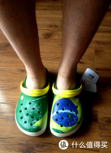 脚上的世界杯：Crocs 卡洛驰 Crocband Brazil Clog Mule 男款洞洞鞋