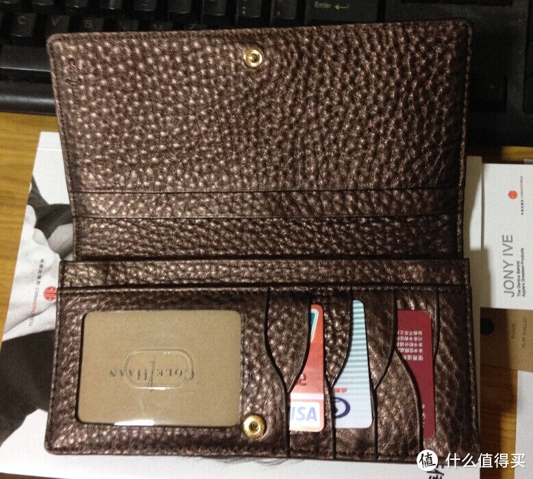 Cole Haan Village Slim Wallet 女士真皮长款钱包