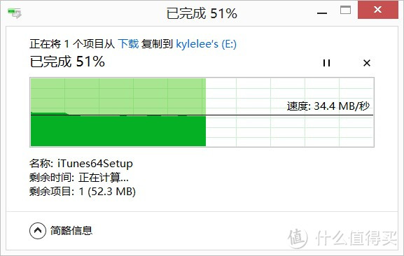 BIZKEY 佰科 V9 USB3.0 U盘 64GB 简单测试