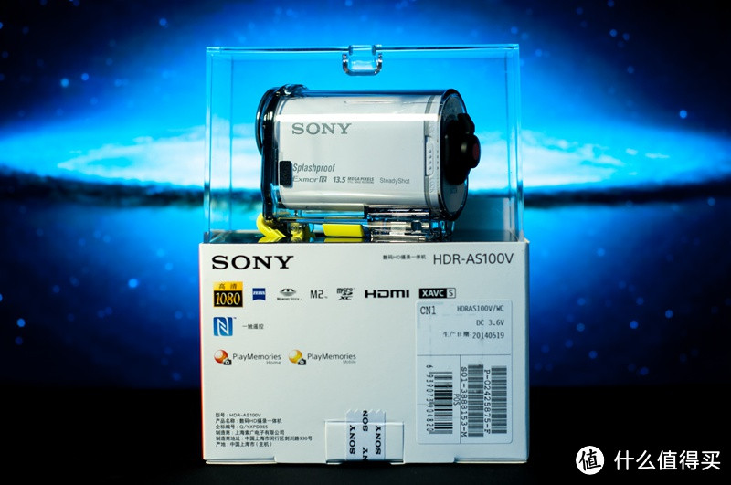 SONY 索尼 HDR-AS100V 运动摄像机 开箱体验