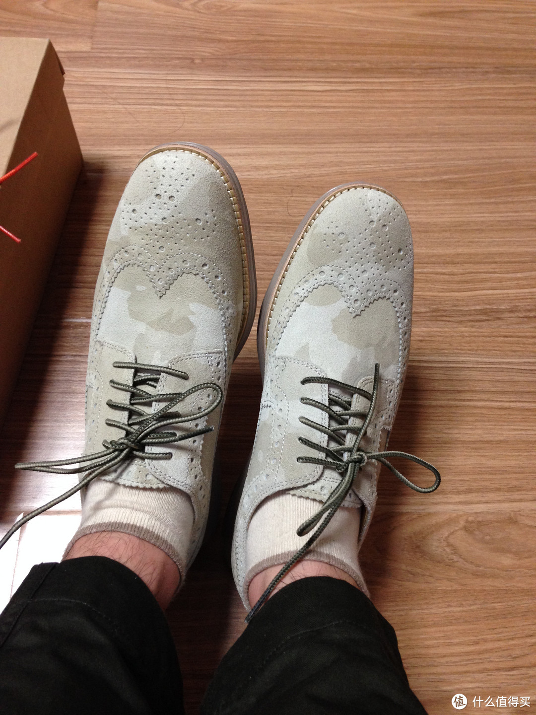 Cole Haan 可汗 LunarGrand Long Wingtip 雕花男鞋 C12505