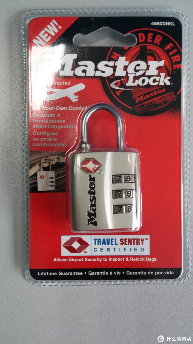 master lock 玛斯特 tsa 4680dknl tsa系列密码锁