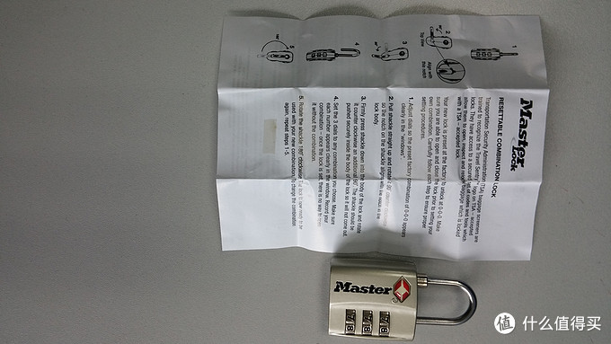 Master Lock 玛斯特 TSA 4680DKNL TSA系列密码锁