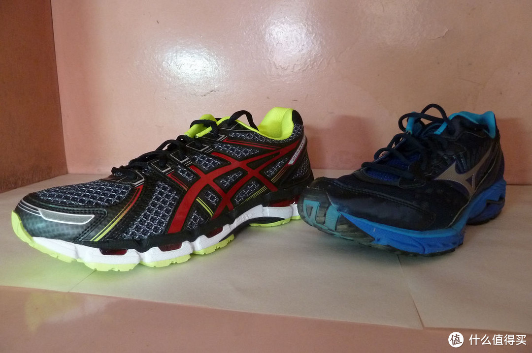 以跑步的名义而败的那些跑步鞋：Mizuno 美津浓 Wave Inspire 9、Rider 16 & asics 亚瑟士 kayano 19