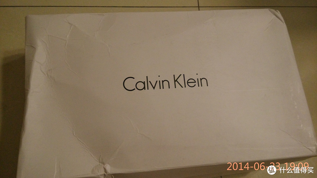 Calvin Klein CK Fredrick White 男款粒面皮船鞋