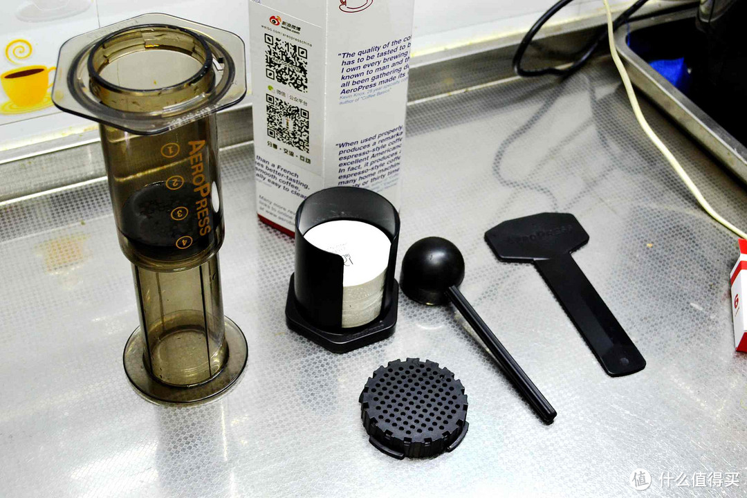 一分钟做好新鲜咖啡：Aeropress 爱乐压 Coffee Make Ⅱ 便携式手压咖啡压滤器