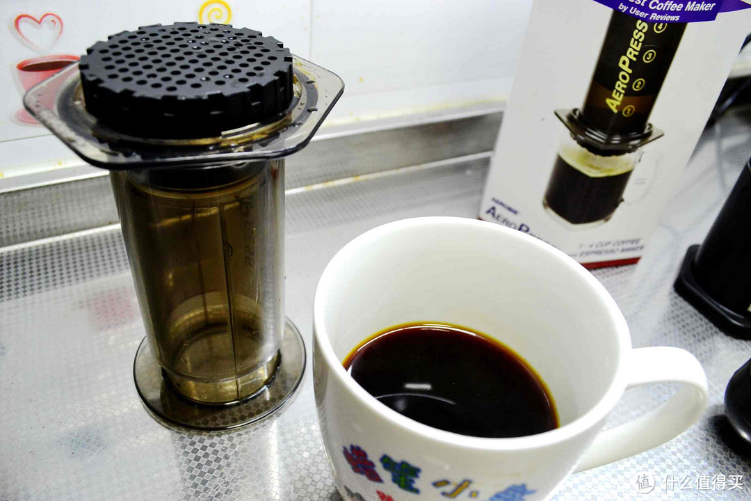 一分钟做好新鲜咖啡：Aeropress 爱乐压 Coffee Make Ⅱ 便携式手压咖啡压滤器