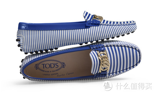 TOD'S 2014春夏限量款豆豆鞋7月上市 漆皮材质+海军条纹