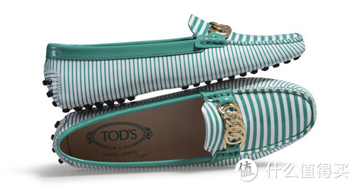 TOD'S 2014春夏限量款豆豆鞋7月上市 漆皮材质+海军条纹