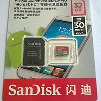 闪迪32G microSDHC 内存卡使用测试(适配器|速度|读出|写入)