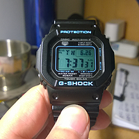 自豪之蓝：CASIO 卡西欧 G-SHOCK GW-M5610BA-1 男款腕表