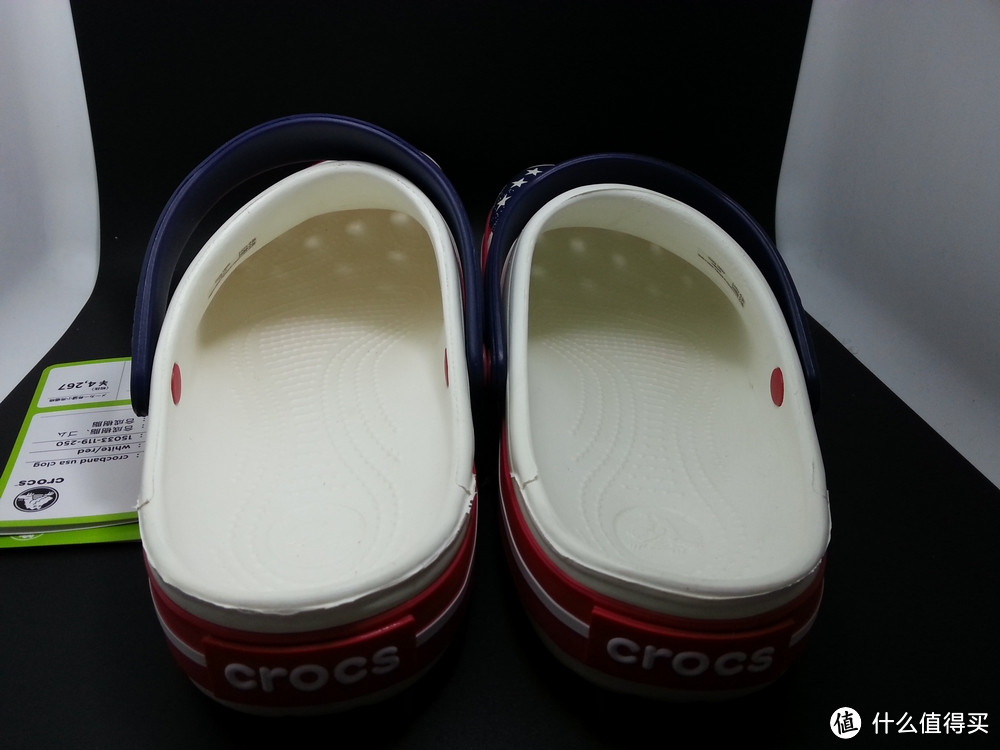 我们脚上的世界杯：Crocs 卡洛驰 Crocband Usa Clog  男款洞洞鞋