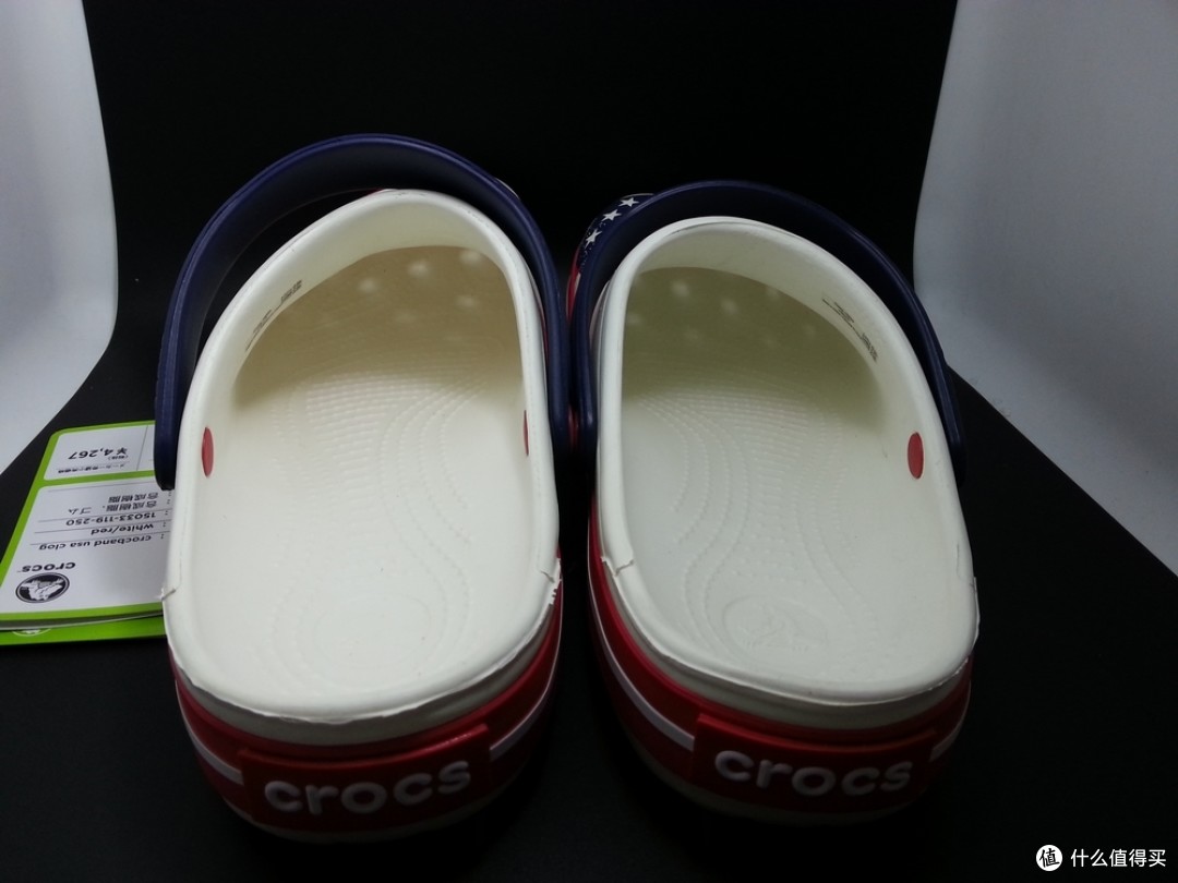 我们脚上的世界杯：Crocs 卡洛驰 Crocband Usa Clog  男款洞洞鞋