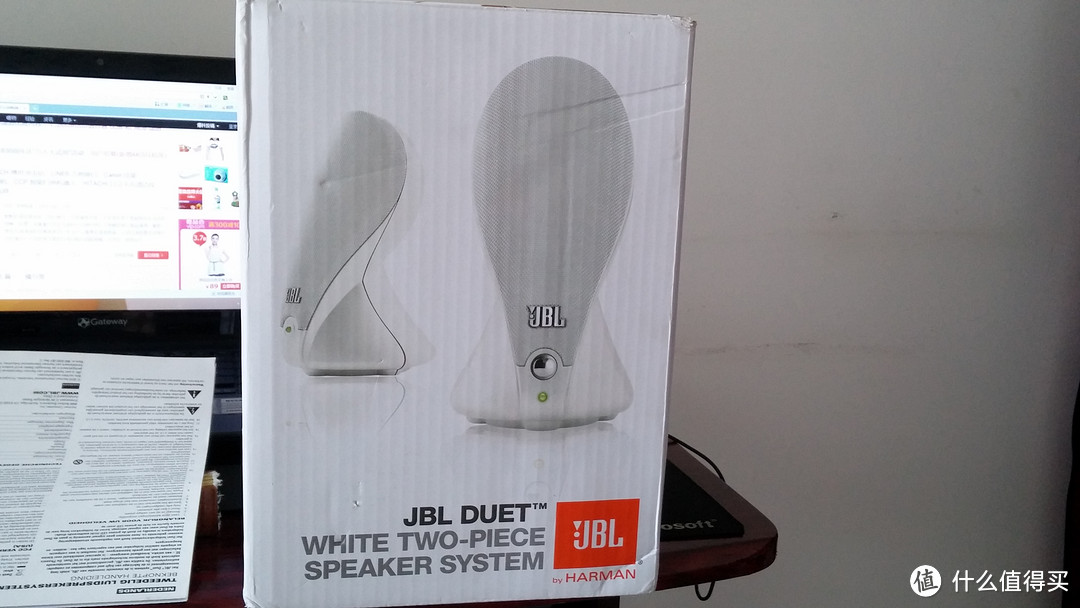 可能是最便宜的JBL：华硕赠品  JBL duet 立体声桌面电脑音箱