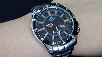 CASIO 卡西欧 Edifice重金属系列石英男表 EF-130D-1A2VDF