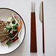 中国留学生设计中西融合版餐具 既是刀叉也是筷勺