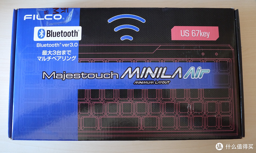 FILCO 斐尔可 FFBT67ML/EB Majestouch 「MINILA系列」迷你啦 黑色黑轴 蓝牙机械键盘