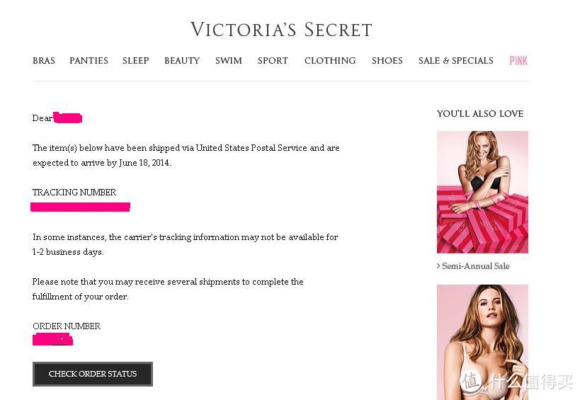 初试 VICTORIA'S SECRET 维多利亚的秘密