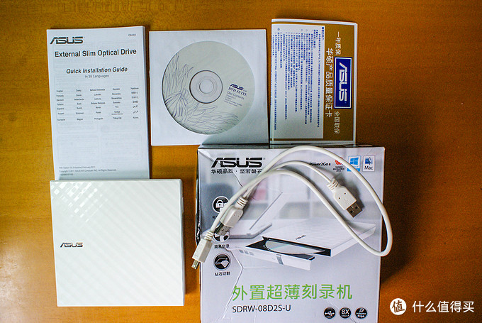 ASUS 华硕 SDRW-08D2S-U MAC版 8速 外置DVD刻录机