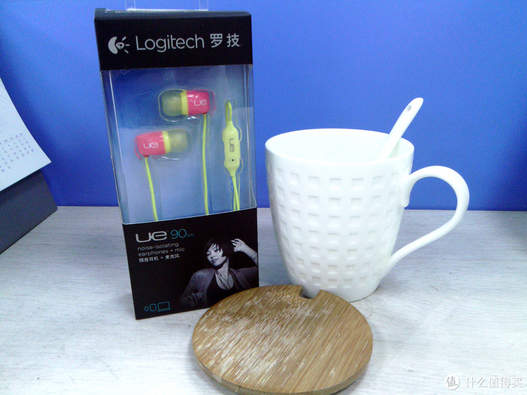 Logitech 罗技 UE90 vm隔音耳机+ 麦克风(粉色)烧包入手晒物