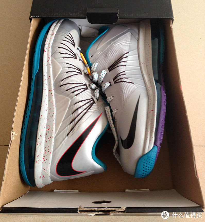 蜈蚣侠新收获：Nike 耐克 Air Max LeBron X LOW 詹姆斯10代 低帮篮球鞋 579765-002