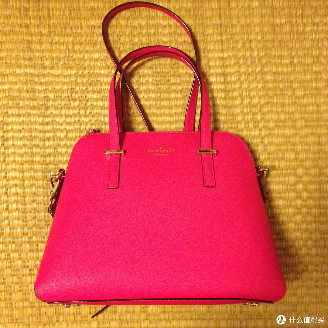 kate spade NEW YORK 凯特·丝蓓纽约 Cedar Street Maise Tote 女款十字纹贝壳包