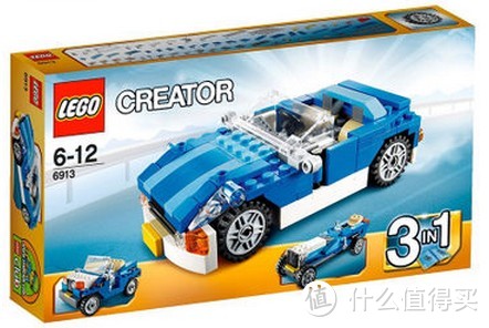 帅气的蓝色小跑：LEGO 乐高 创意组 6913