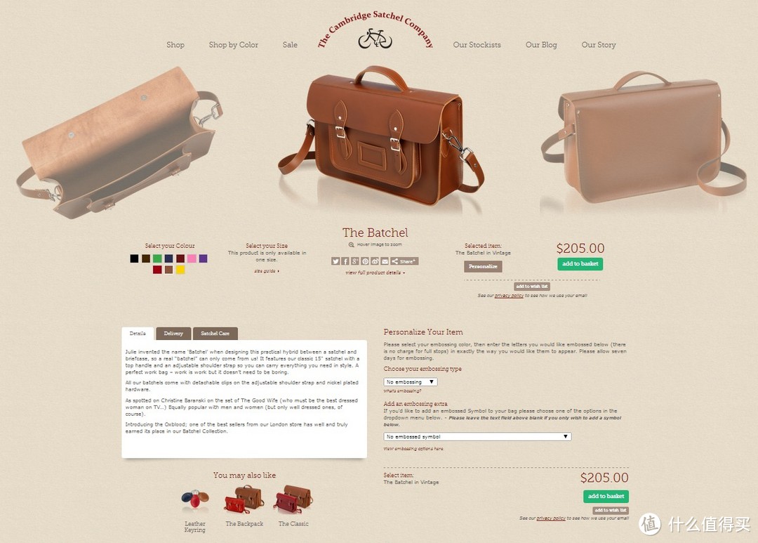 英淘 Cambridge Satchel-The The Batchel in Vintage 复古皮质挎包