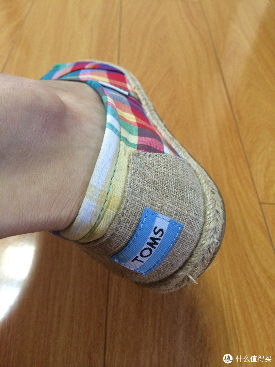 二胎麻麻新宠鞋：TOMS Multi Madras 经典款女士平底布鞋