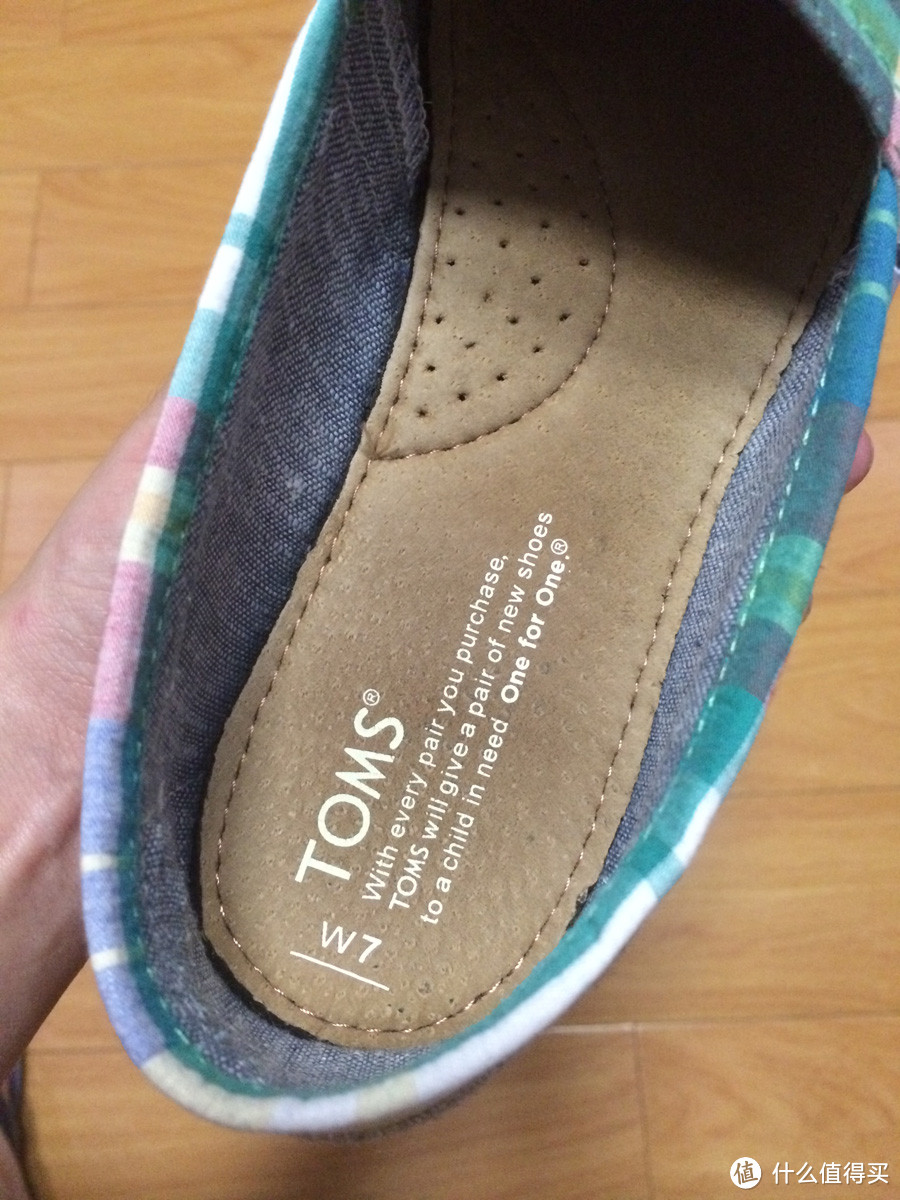 二胎麻麻新宠鞋：TOMS Multi Madras 经典款女士平底布鞋