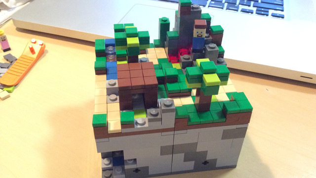 小颗粒 更耐玩!lego 乐高 minecraft the nether 我的世界 21102