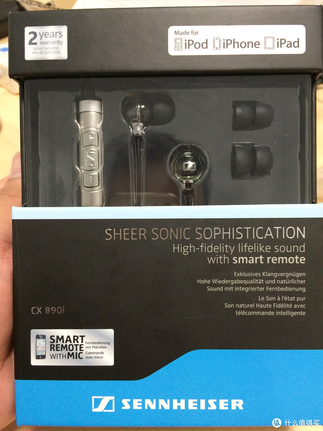 Sennheiser 森海塞尔 CX 890i 入耳式耳机 初体验