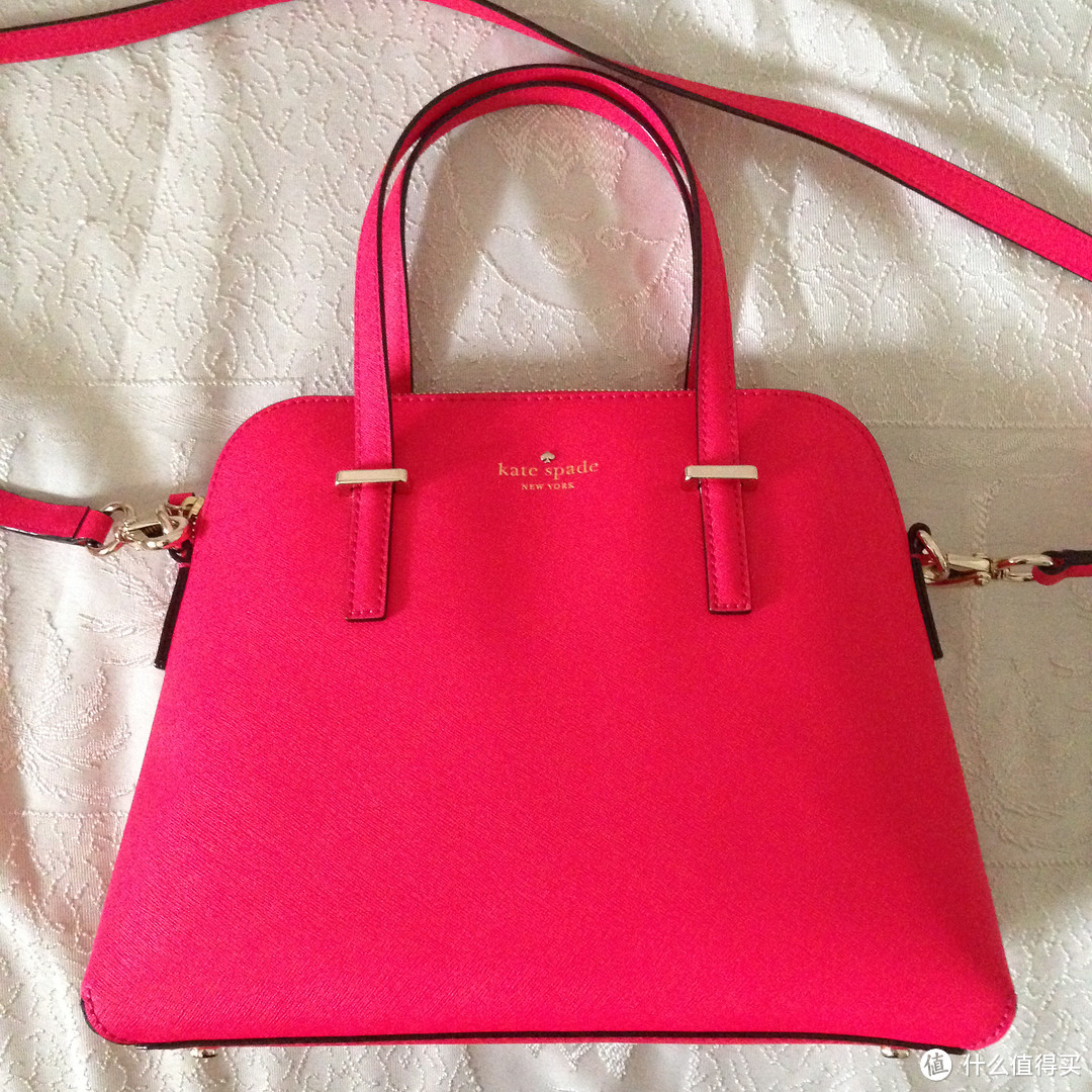 kate spade NEW YORK 凯特·丝蓓纽约 Cedar Street Maise Tote 女款十字纹贝壳包