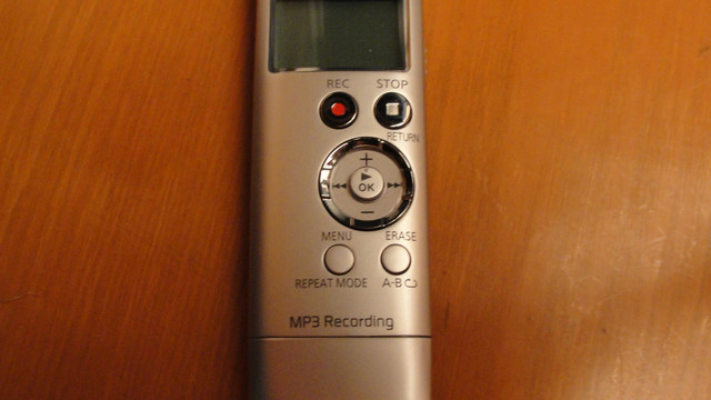 神券入手panasonic 松下 rr-us300 数码录音笔