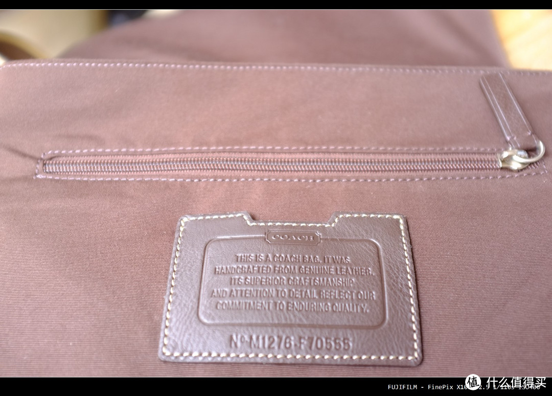 COACH 寇驰 Heritage Web Leather Messenger 男款单肩背包 F70555