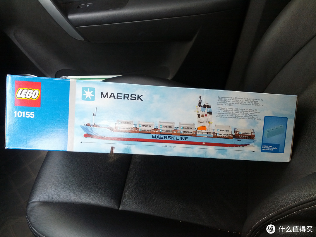 乐高中毒首弹：LEGO MAERSK 马士基集装箱船 10155