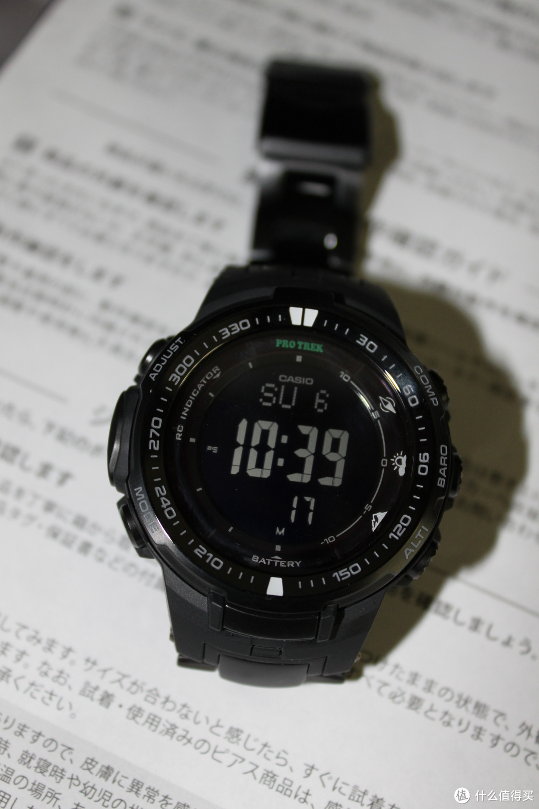 ΜΟΛΩΝ ΛΑΒΕ！永远的硬汉风！CASIO 卡西欧 PROTREK Black Titan 黑钛系列 限量款 男士腕表 PRW-3000YT-1JF